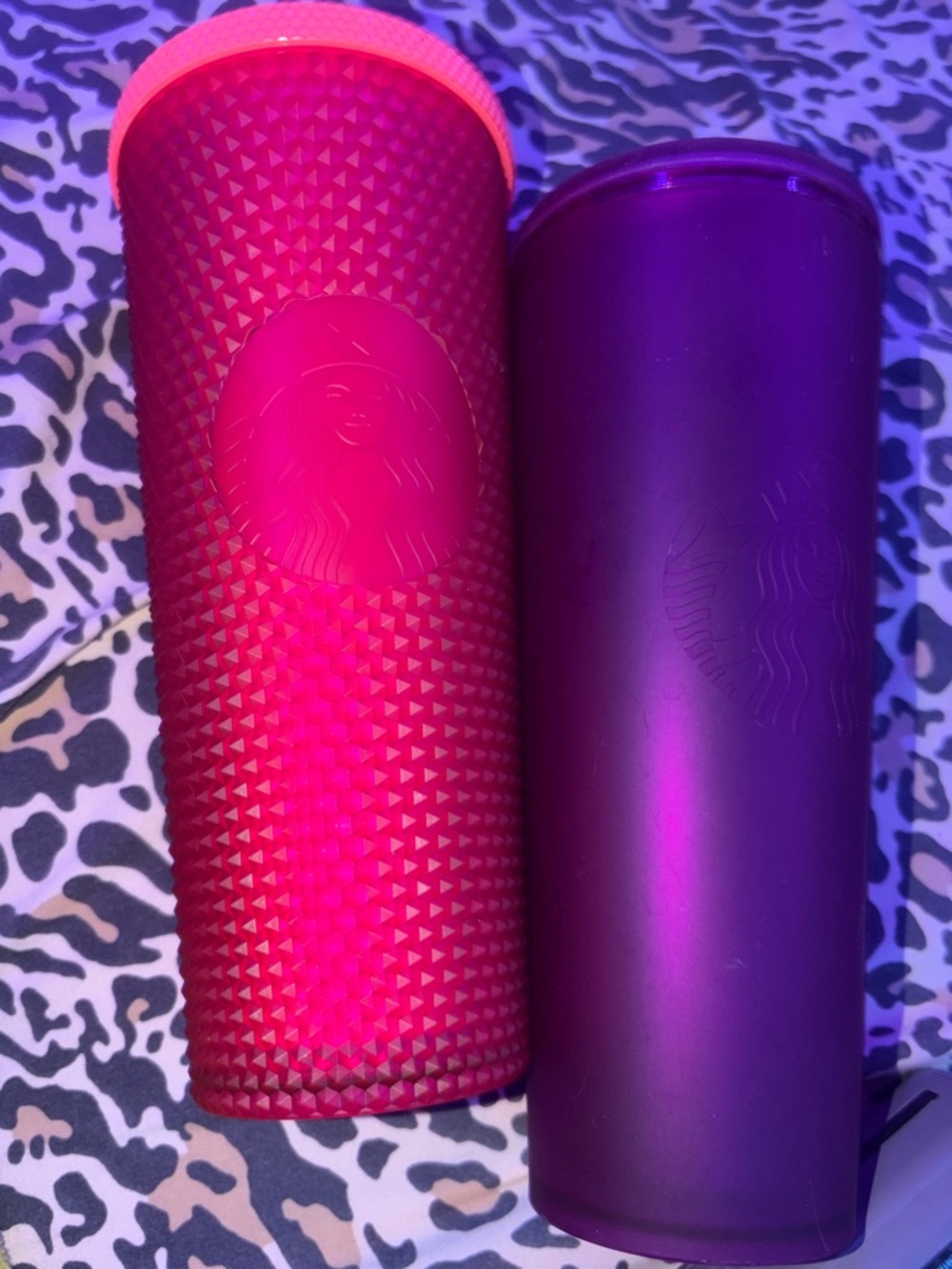 Starbucks Pink and Purple Studded & Matte Tumbler Set